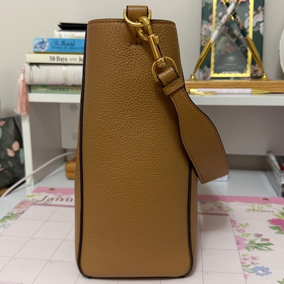 Tory Burch Brown Leather Shoulder Bag - Picture 3 of 13